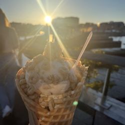Tizzy K’s Cereal Ice Cream - Cherrios with chocolate chips