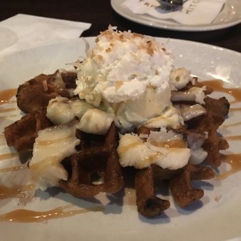 Max's Trumbull Kitchen - carrot cake waffle - New American Near Me - Hartford, Connecticut