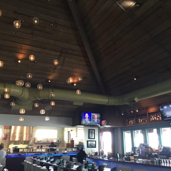 Wicked Tuna - Inside sushi bar and bar area-We loved this lighting choice - New American Near Me - Murrells Inlet, South Carolina