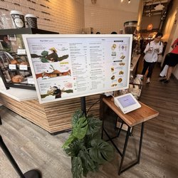 DUA DC Coffee - The menu when you walk in