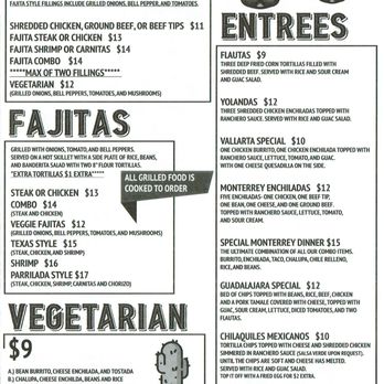 Monterrey - Menu from July 2021 page: 4/6 - Mexican Near Me - Knoxville, Tennessee Monterrey - Menu from July 2021 page: 4/6 - Mexican Near Me - Knoxville, Tennessee