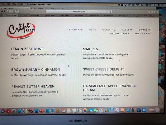 Menu photo 2 Crepe Crazy Baltimore, MD
