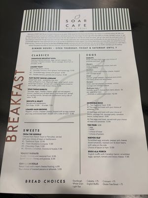 Menu photo 1 Soar Cafe & Farms Jackson, MI Menu photo 1 Soar Cafe & Farms Jackson, MI