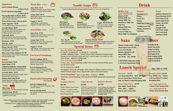Menu photo 4 Steam Panda Wenatchee, WA Menu photo 4 Steam Panda Wenatchee, WA