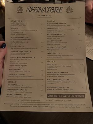 Menu photo 7 Segnatore Chicago, IL