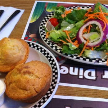 Black Bear Diner - Good warm corn bread and side salad - American Near Me - Monterey, California Black Bear Diner - Good warm corn bread and side salad - American Near Me - Monterey, California