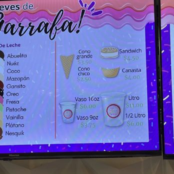 La Tradicional Nieves De Garrafa - Opciones para la nieve! Good prices! - Ice Cream & Frozen Yogurt Near Me - Laredo, Texas La Tradicional Nieves De Garrafa - Opciones para la nieve! Good prices! - Ice Cream & Frozen Yogurt Near Me - Laredo, Texas