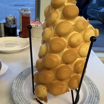 Garden Cafe - Egg waffle - Hong Kong Style Cafe Near Me - Castro Valley, California
