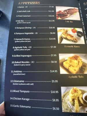 Menu photo 7 Nagoya Sushi House San Ramon, CA