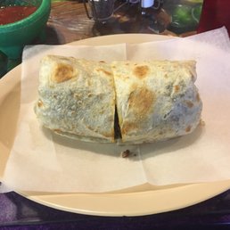 Steak burrito. Steak burrito.