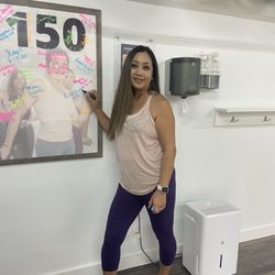 Hit my 150th class for the year! Getting my free shirt