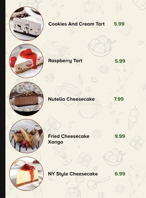 Menu photo 7 Dessert Avenue Murphy, TX