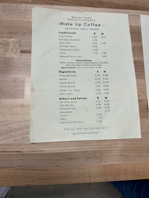 Menu photo 1 Wake Up Coffee Brunswick, GA Menu photo 1 Wake Up Coffee Brunswick, GA
