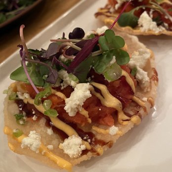 Sandfish - Tuna Tostada - Sushi Bars Near Me - Palm Springs, California Sandfish - Tuna Tostada - Sushi Bars Near Me - Palm Springs, California