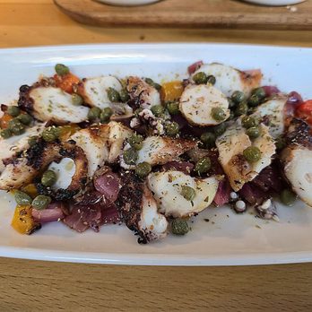 Fillo Modern Greek - Grilled Octopus - not to be missed! They run out of this for good reason! - Greek Near Me - Cincinnati, Ohio Fillo Modern Greek - Grilled Octopus - not to be missed! They run out of this for good reason! - Greek Near Me - Cincinnati, Ohio