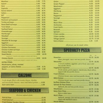Village Pizza - Pizza Near Me - Ledyard, Connecticut