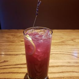 The lavender lemonade.