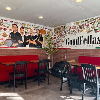 Goodfellas Italian Kitchen - a restaurant with red booths - Italian Near Me - Saugus, Massachusetts Goodfellas Italian Kitchen - a restaurant with red booths - Italian Near Me - Saugus, Massachusetts