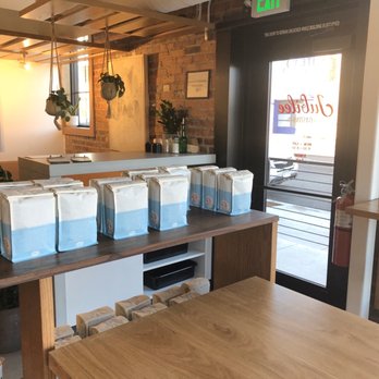 Jubilee Roasting - Interior space with coffee beans and merchandise - Coffee & Tea Near Me - Aurora, Colorado