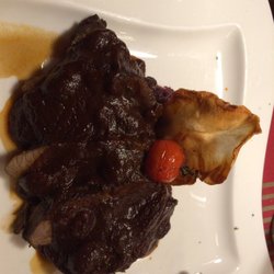 Restaurant Maarblick - Hirschbraten mit Rotkohl und der sehr leckeren, fast schwarzen, Sauce :)