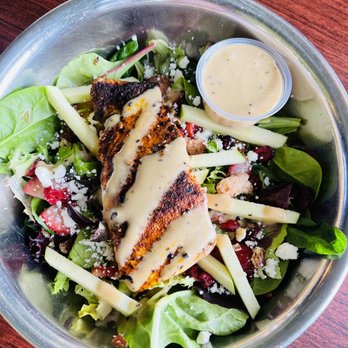 Roots Salad Kitchen - Grilled Salmon Summer Salad - Salad Near Me - San Antonio, Texas