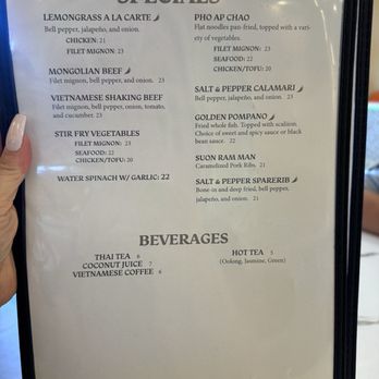 Pho Tasty - Menu 3/19/26 - Vietnamese Near Me - Rancho Cordova, California