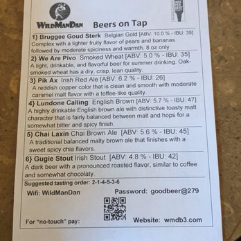 WildManDan Beer Centric B&B - Current draft list - Bed & Breakfast Near Me - Afton, Virginia WildManDan Beer Centric B&B - Current draft list - Bed & Breakfast Near Me - Afton, Virginia