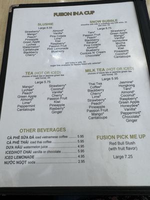 Menu photo 5 Pho Fusion San Diego, CA