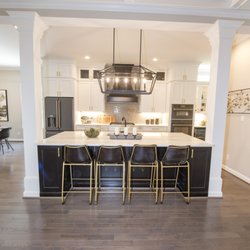 BT Cabinets - CoVa Magazine Williamsburg Idea House. Tuxedo Kitchen