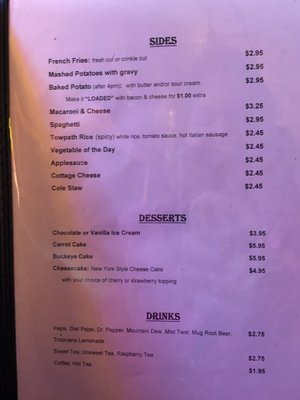 Menu photo 8 Towpath Tavern Bolivar, OH Menu photo 8 Towpath Tavern Bolivar, OH
