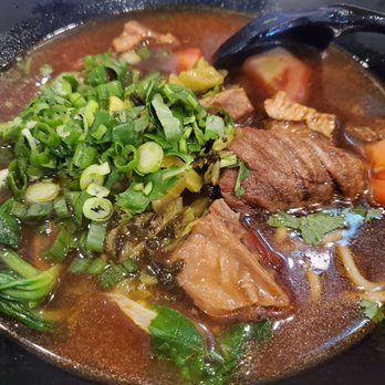 Noodle Man - Tomato beef brisket noodle soup. #notramen - Noodles Near Me - Virginia Beach, Virginia