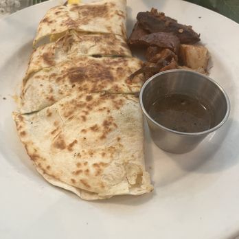 Ouisie's Table - Ouisie's Breakfast Quesadillas - New American Near Me - Houston, Texas