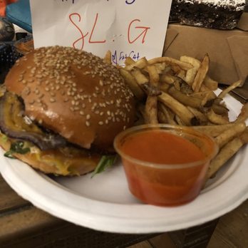 Fat Cat - Hot Mess Burger Salted Caramel Brownie - Cocktail Bars Near Me - Chicago, Illinois
