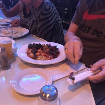 Casa Calamari - Seafood and pasta , but he left half of it and didn't take a carry out box cause he did not like it! - Italian Near Me - Surfside Beach, South Carolina