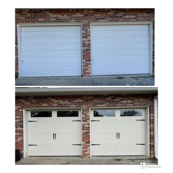 C & C Garage Doors - Top is the before & the bottom is after. - Garage Door Services Near Me C & C Garage Doors - Top is the before & the bottom is after. - Garage Door Services Near Me