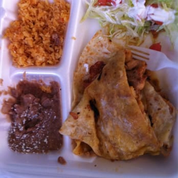 Tacos Guadalajara - A very greasy cheeseless quesadilla! - Mexican Near Me - North Hills, California Tacos Guadalajara - A very greasy cheeseless quesadilla! - Mexican Near Me - North Hills, California