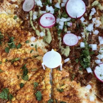 Rose City Pizza - Half elote half al pastor - Pizza Near Me - Rosemead, California Rose City Pizza - Half elote half al pastor - Pizza Near Me - Rosemead, California