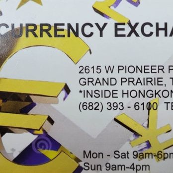 DFW Currency Exchange - Currency Exchange Near Me - Grand Prairie, Texas DFW Currency Exchange - Currency Exchange Near Me - Grand Prairie, Texas
