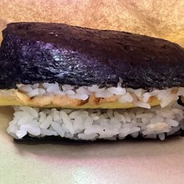 Okinawa Classic rice ball (spam and egg)