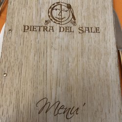 Pietra del Sale - Menu