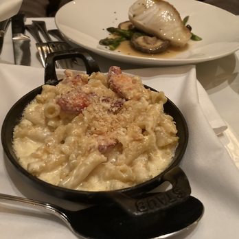 The Capital Grille - Lobster Mac 'N' Cheese and Pan-Seared Sea Bass - Steakhouses Near Me - Cherry Hill, New Jersey The Capital Grille - Lobster Mac 'N' Cheese and Pan-Seared Sea Bass - Steakhouses Near Me - Cherry Hill, New Jersey