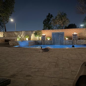 Waterfall Pools - After Renovation - Pool & Hot Tub Service Near Me Waterfall Pools - After Renovation - Pool & Hot Tub Service Near Me