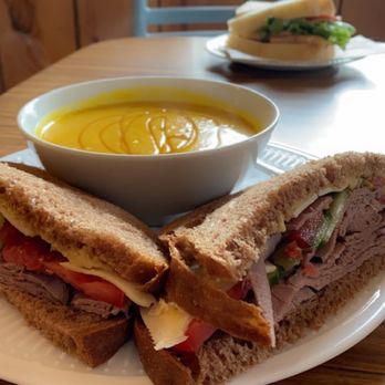 Grand Oak Culinary Market - a cut in half sandwich and a bowl of soup - Delis Near Me - Vineland, Ontario Grand Oak Culinary Market - a cut in half sandwich and a bowl of soup - Delis Near Me - Vineland, Ontario