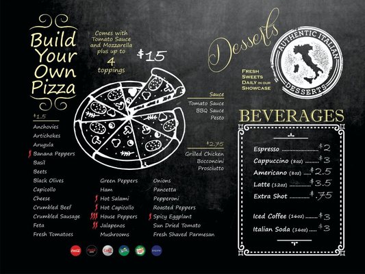 Menu photo 2 De Minico's Calgary, AB Menu photo 2 De Minico's Calgary, AB