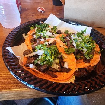 Morena Mia Tacos - 3 carne asada tacos - Mexican Near Me - Artesia, California