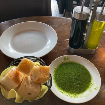 Foretti's - Bread and green sauce - Italian Near Me - Corona Del Mar, California Foretti's - Bread and green sauce - Italian Near Me - Corona Del Mar, California