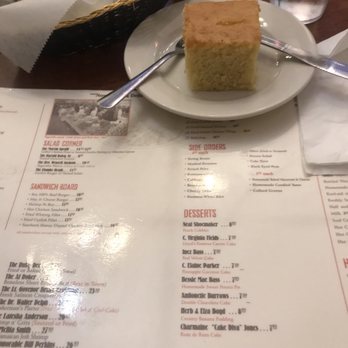 Amy Ruth's - Cornbread with menu - Southern Near Me - New York, New York