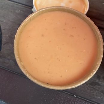 Loco Lobster - Lobster bisque: not great soup but has actual pieces of lobster in it and comes with crackers - Seafood Near Me - East Moriches, New York