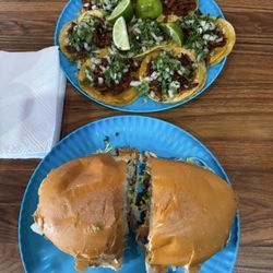 Los Callejeros Street Tacos - Torta de Pastor & $1 Tacos