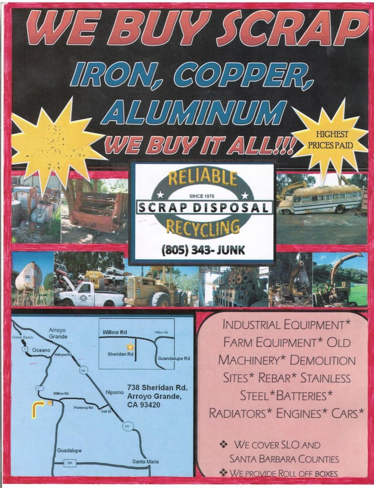 R & R AUTO WRECKING RELIABLE RECYCLING Updated October 2024 738 Sheridan Rd, Arroyo Grande